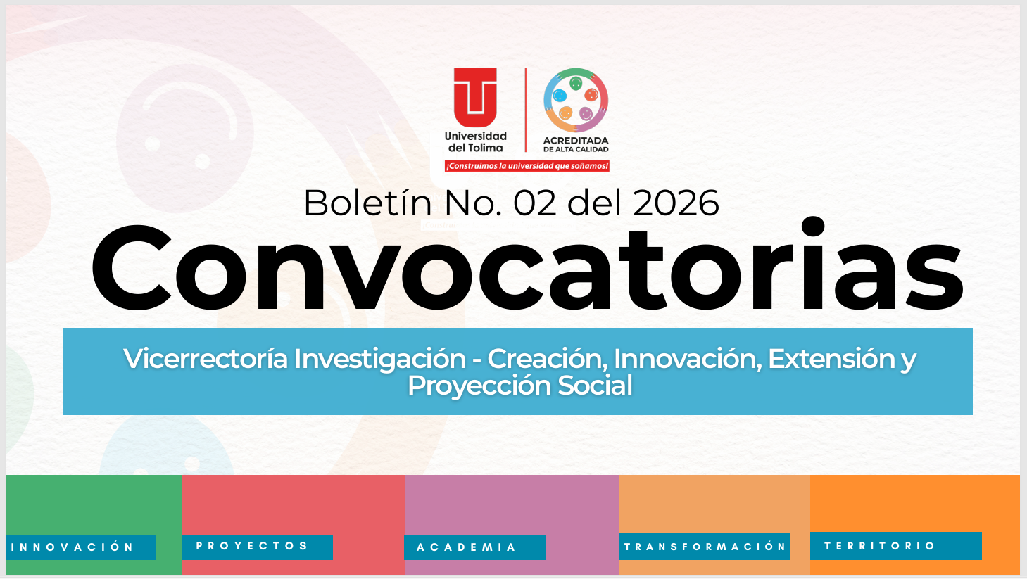 BOLETÍN DE CONVOCATORIAS N 2 DEL 2026