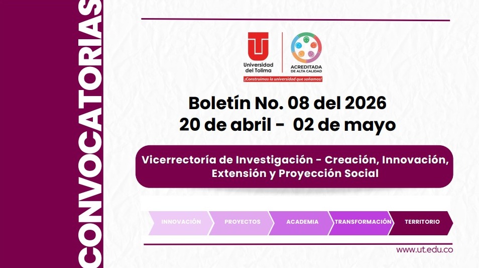 Boletín Convocatoria No. 08